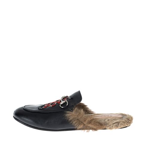mules pelo gucci imitación